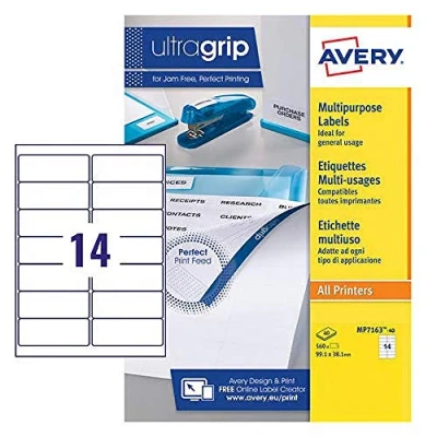 Afbeelding van Avery multifunctionele etiketten, toevoegen