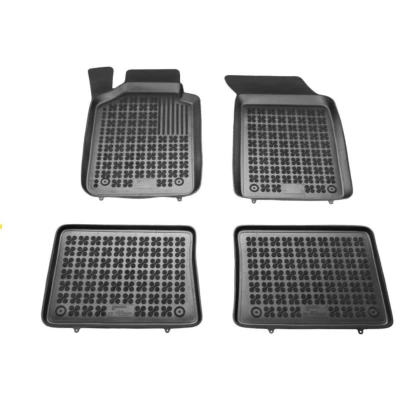 Afbeelding van REZAW PLAST 201908 Vloermatset Rubber voor en achter Zwart
