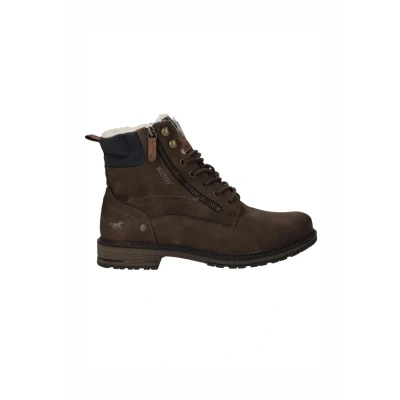 Afbeelding van Mustang Veterboots bruin Synthetisch Maat 47