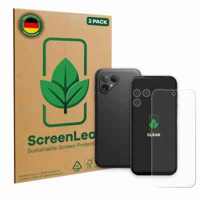 Afbeelding van ScreenLeaf Screenprotector voor Fairphone 5 (Voor+Camera) Duurzame schermbescherming Folie Beschermfolie transparant (2 Stuks)