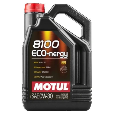 Afbeelding van Motul 8100 ECO NERGY 0W 30 5L Motorolie 102794 HONDA: CIVIC 9, TOYOTA: Auris Hatchback, AUDI: A4 B8 Allroad