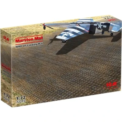 Afbeelding van 1:72 ICM 72215 Marston Mat WWII Amerikaanse landingsmat 127x255mm Plastic Modelbouwpakket