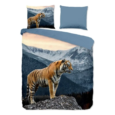 Afbeelding van Dekbedovertrek 2 Persoons 200x200 Pure Polyester Blauw
