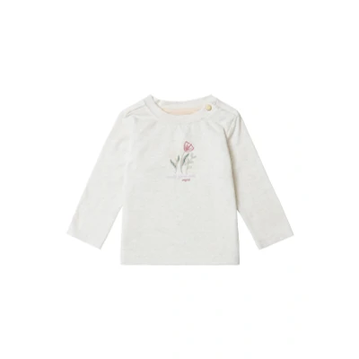 Afbeelding van Noppies Meisje Longsleeve Charlot Oatmeal 68