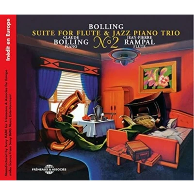 Afbeelding van Claude Bolling &amp; Jean Pierre Rampal Suite For Flute Jazz Piano Trio No. 2 (CD)