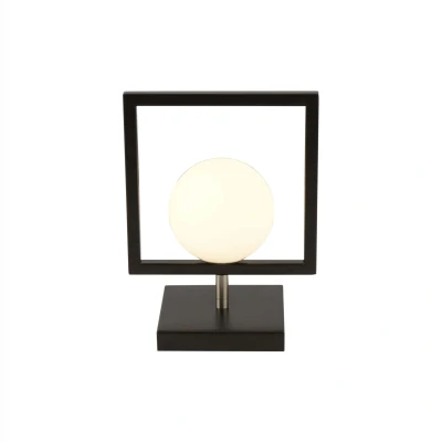 Afbeelding van Searchlight Rosewell Tafellamp 23,5 Cm Mat Zwart