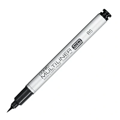 Image de Copic multiliner sp brush, noir 041109