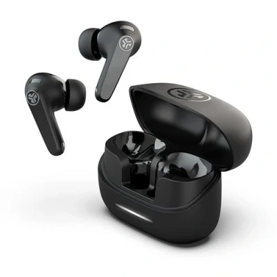 Afbeelding van JLAB Jbuds Pods ANC Oortjes Draadloos 56 Uur Speeltijd Draadloze Oordopjes Bluetooth Multipoint Hybrid Active Noise Cancelling Aanpasbare Equalizer Instellingen EQ4 Fast Charging Case Met Ingebouwde Oplaadkabel Zwart