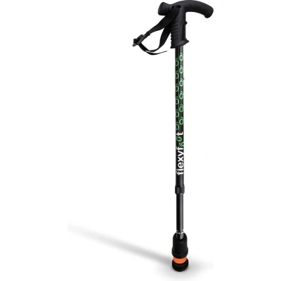 Afbeelding van Wandelstok met Derby handvat zwart