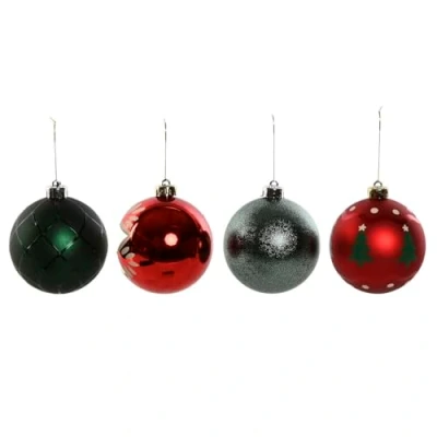 Afbeelding van Kerstballen Home ESPRIT Rood Gouden Polyethyleen 32,5 x 8 cm (16 Onderdelen)