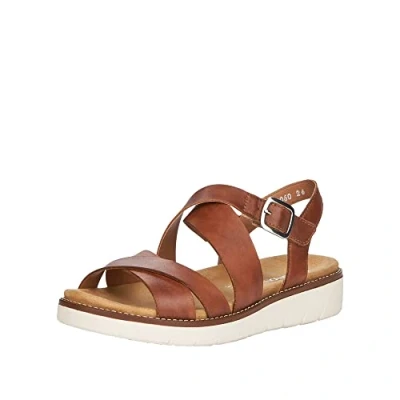 Image de Remonte D2060 Sandales pour femme, Marron (Muskat 24), 40 EU