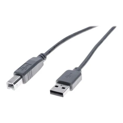 Afbeelding van Exertis Connect USB 2.0 kabel, St. A / B, 3,0 m Voordelige kabel voor standaardtoepassingen (3 m, 2.0),
