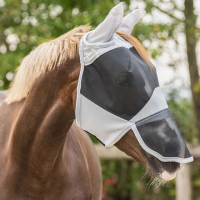 Afbeelding van QHP Vliegenkap Solaire Grijs Pony