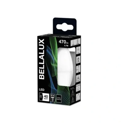 Afbeelding van Bellalux ST Clas B LED lamp E14 koel wit 4000K 570W vervangt 40W gloeilamp mat