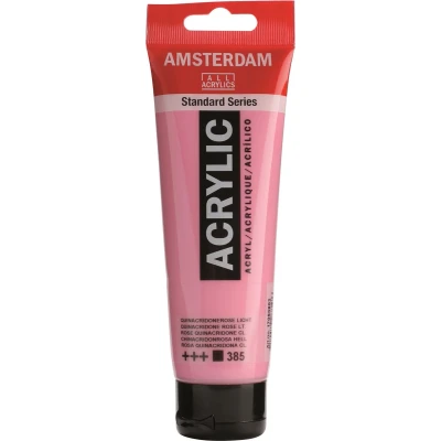 Afbeelding van Amsterdam Standard Series Acrylverf Tube 120 ml Quinacridoneroze Licht 385