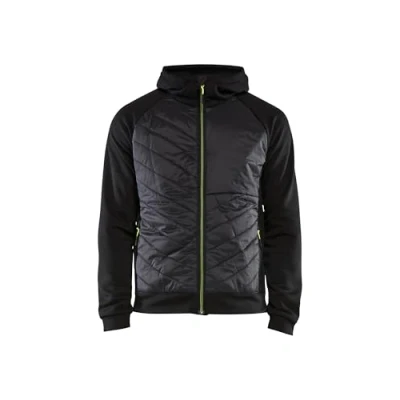 Afbeelding van Blaklader Hybride sweater 3463 2526 Zwart/High Vis Geel