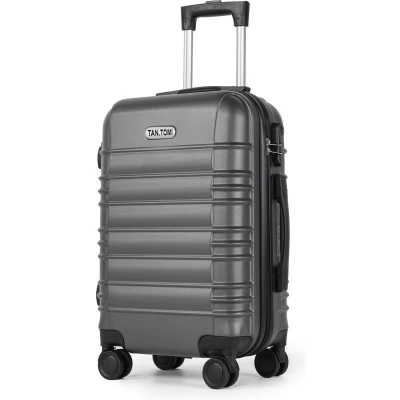 Afbeelding van TAN.TOMI Koffer 41L Handbagage Ruimbagage Cijferslot Reiskoffer Trolley met Wielen Donkergrijs