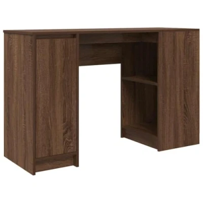 Image de vidaXL Bureau chêne marron 120x42x76 cm bois d&#039;ingénierie861820