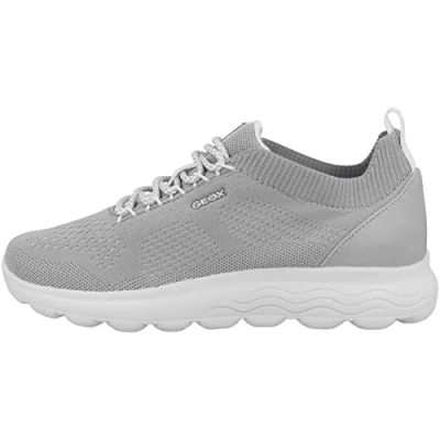Afbeelding van Geox Spherica A Sneakers laag, Dames, Maat: 41, Grau Textiel