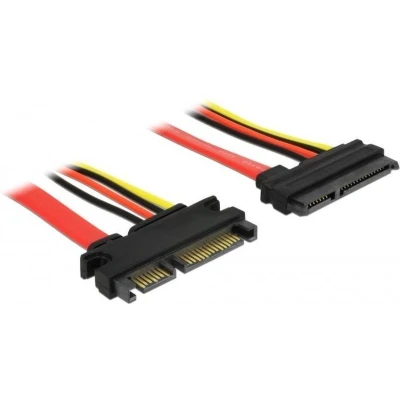 Afbeelding van SATA data en voeding verlengkabel 5V + 12V SATA600 6 Gbit/s 0,50 meter