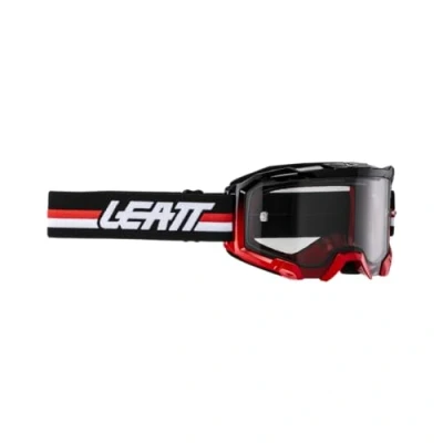 Afbeelding van Leatt Velocity 4.5 Crossbril Zwart / Rood (Lens: Licht Grijs)
