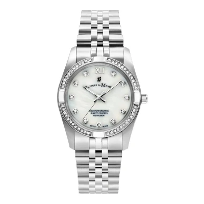 Afbeelding van Jacques du Manoir dames Inspiration horloge JWL02001 in de kleur Zilver