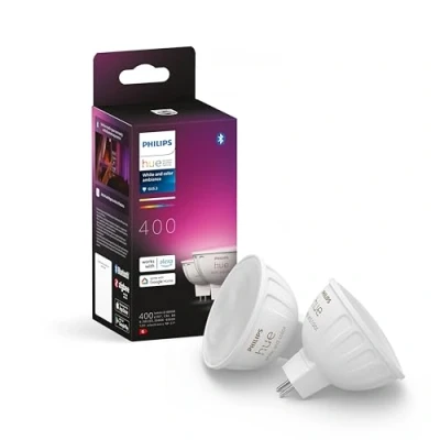 Image de Philips Hue Spot White and Color MR16 Lot de 2