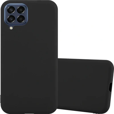 Afbeelding van Cadorabo Hoesje geschikt voor Samsung Galaxy M33 5G in CANDY ZWART Beschermhoes gemaakt van flexibel TPU silicone Case Cover