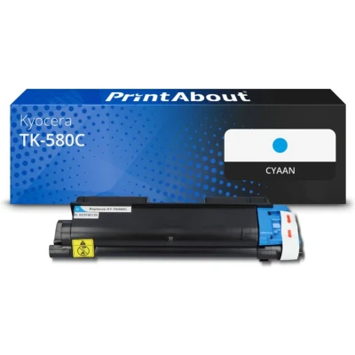 Afbeelding van Huismerk Kyocera TK 580C Toner Cyaan