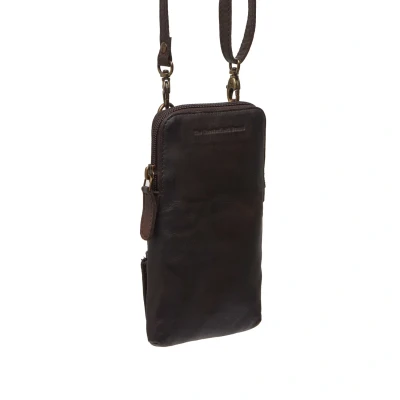 Afbeelding van The Chesterfield Brand Leren Telefoontasje Bruin Cuba Black Label