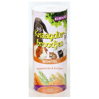 Afbeelding van Esve Wortelbroodjes Koker Knaagdiersnack Wortel