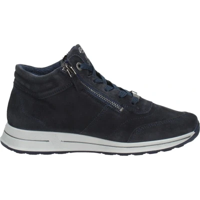 Afbeelding van ara Osaka Sneakers laag, Dames, Maat: 37.5, Blau Leer
