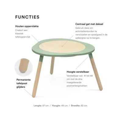 Afbeelding van Stokke® MuTable V2 Speeltafel Clover Green