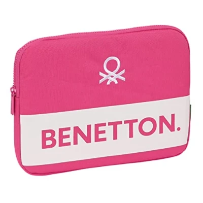 Afbeelding van Laptophoes Benetton Raspberry Fuchsia (31 x 23 2 cm)