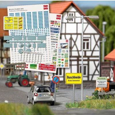 Afbeelding van Busch 1173 H0 decoratieset Buschheide Bouwpakket