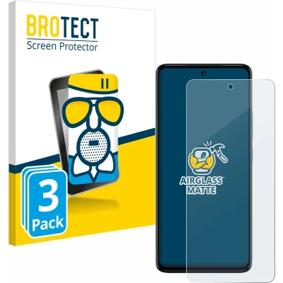 Afbeelding van BROTECT Screenprotector voor Motorola Moto G72 Folie Beschermfolie Beschermglas matte (3 Stuks)