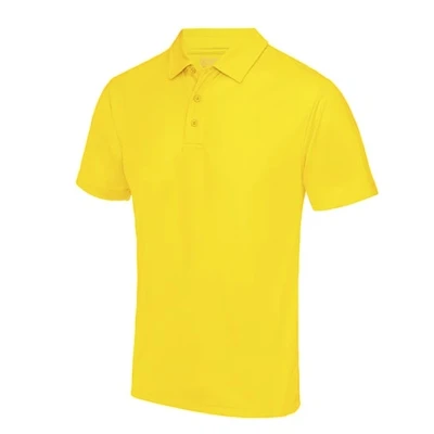 Afbeelding van Herenpolo &#039;Cool Polyester&#039; korte mouwen Sun Yellow S