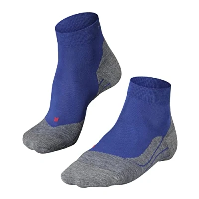 Image de FALKE RU4 Endurance Short M SSO coton anti ampoule 1 paire, Chaussettes de course Homme, Bleu (Athletic Blue 6451), 44 45