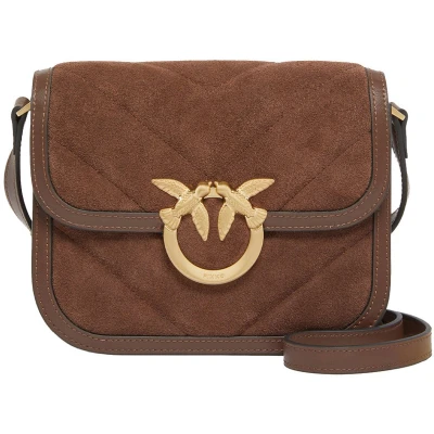 Afbeelding van Pinko Love Box Bag Fl Mini marrone castano