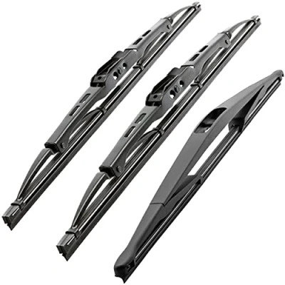 Afbeelding van Recambo Ruitenwisserblad voor en achter, geschikt Opel Corsa C, bouwjaar 2000 2006 (3 stuks: 500 mm/450 mm/400 mm)