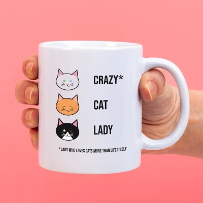 Afbeelding van Mok Crazy cat lady