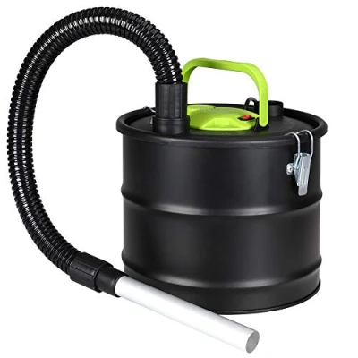 Afbeelding van BAKAJI Professionele aszuiger 800 W vermogen met ventilatorfunctie binnen HEPA filter en flexibele zuigslang, tankinhoud 15 liter