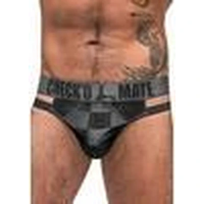 Afbeelding van Male Power Cutout Thong Black L/XL