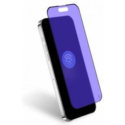 Afbeelding van Force Case, Beschermende Folie Geschikt voor Apple iPhone 15 Pro Antilumineus Vernis, Zwart