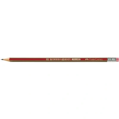 Image de FABER CASTELL Crayon DESSIN 2001, degré de dureté: HB