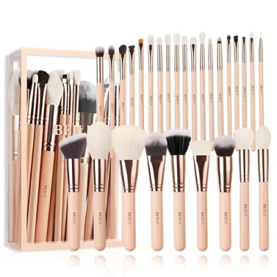 Afbeelding van BEILI make upkwasten, 28 professionele productlijn voor foundation, poeder, het gezicht, blush, concealers, oogschaduw