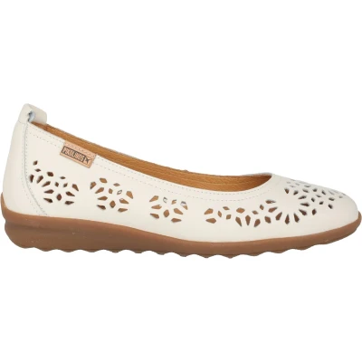 Afbeelding van Pikolinos Alcoi dames ballerina wit maat 37 (EU) 4 (UK)