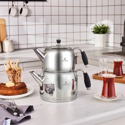 Afbeelding van Karaca Stella RVS Theepot 2L + 1L Inductiegeschikt