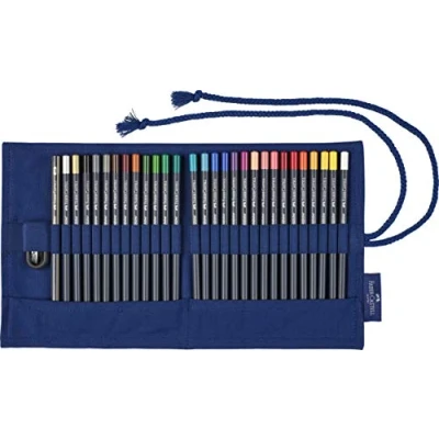 Afbeelding van Goldfaber Roletui potloden 27 kleurpotloden + 1 potlood 4B