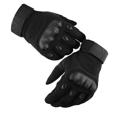Afbeelding van Motorhandschoenen, mannen volledige vinger motorhandschoenen touchscreen ATV motorcross racehandschoenen (zwart, XL)